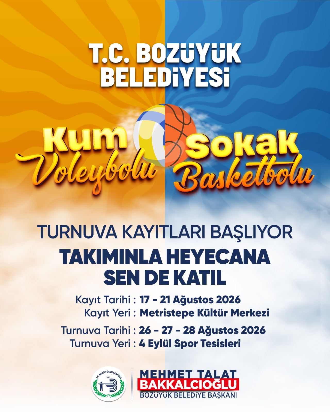 Kum Voleybolu ve Sokak Basketbolu Turnuvası